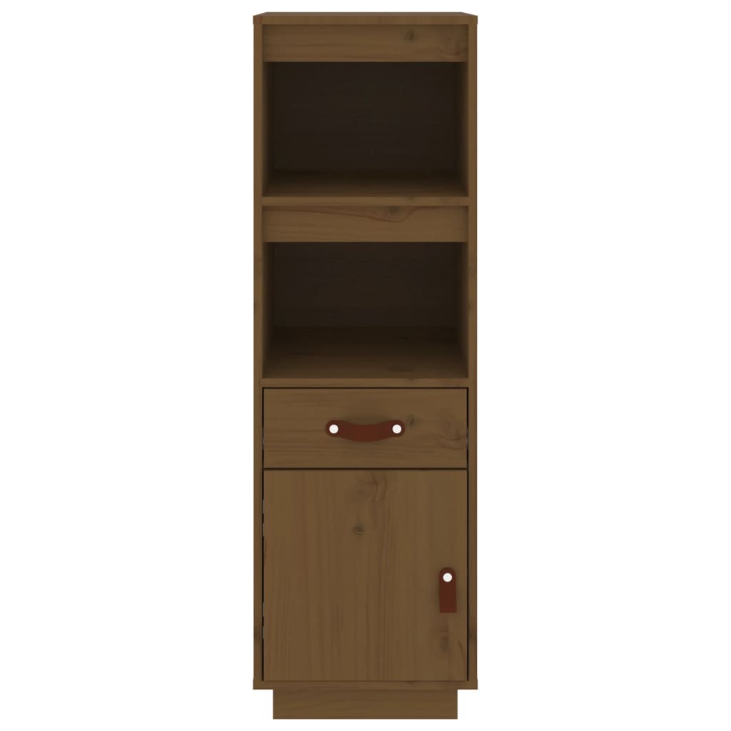 Visoka komoda boja meda 34 x 40 x 108,5 cm od masivne borovine