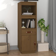 Visoka komoda boja meda 34 x 40 x 108,5 cm od masivne borovine