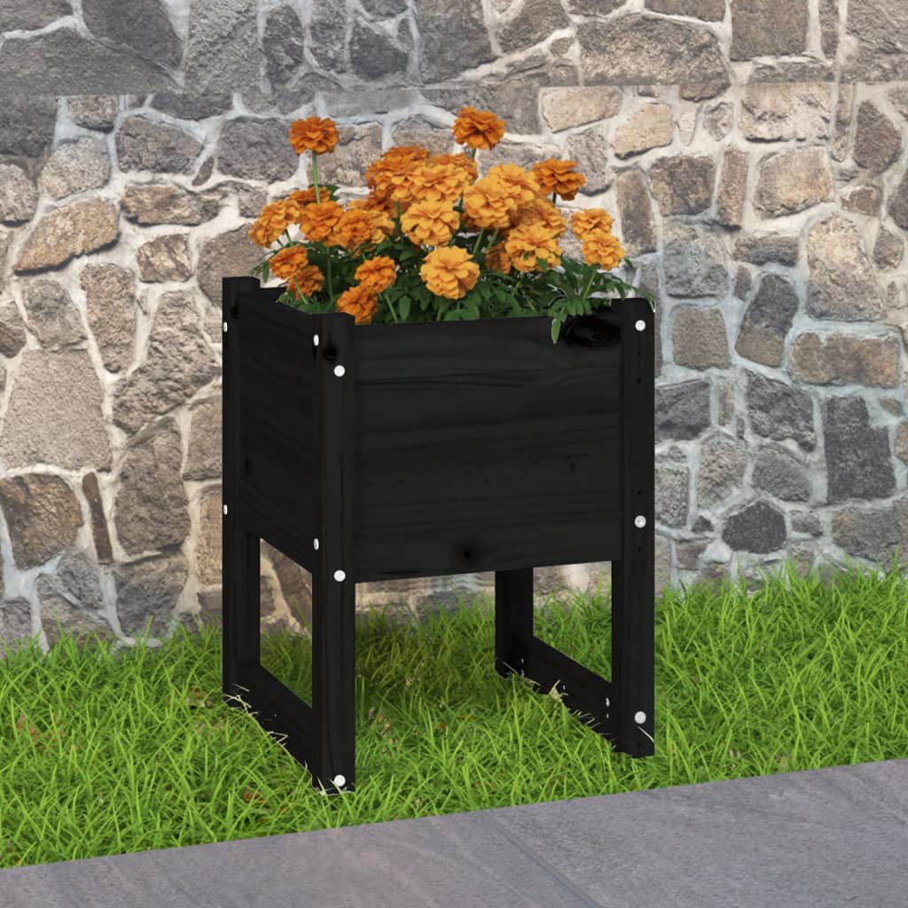 Sadilica crna 40 x 40 x 52,5 cm od masivne borovine