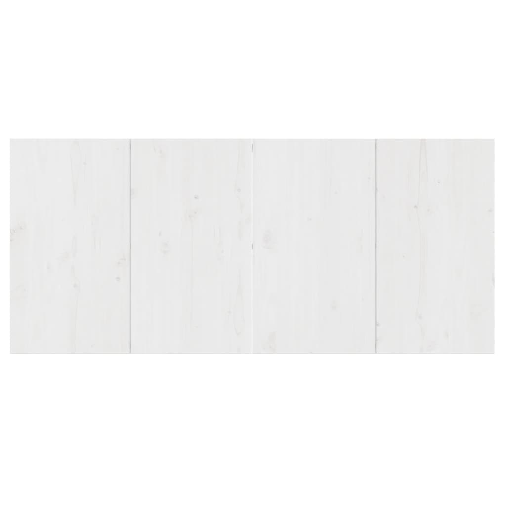 Barski stol bijeli 180x80x110 cm od masivne borovine