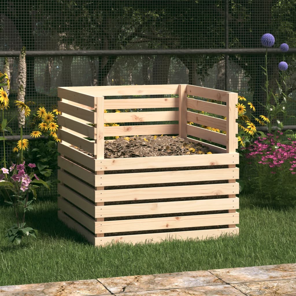 Komposter 80 x 80 x 78 cm od masivne borovine