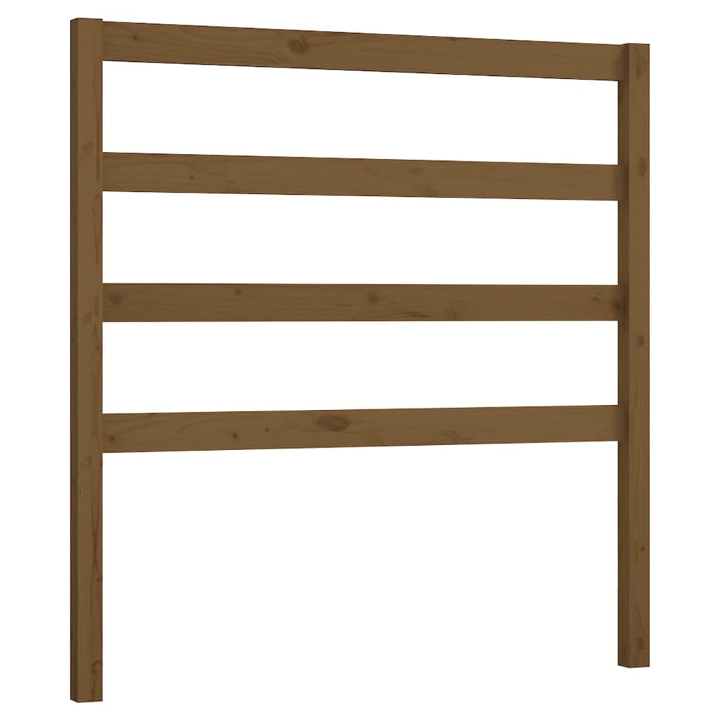 Uzglavlje za krevet boja meda 95 x 4 x 100 cm masivna borovina
