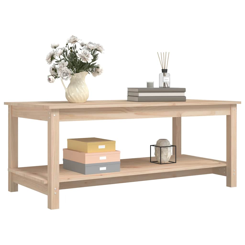 Stolić za kavu 110 x 55 x 45 cm od masivne borovine