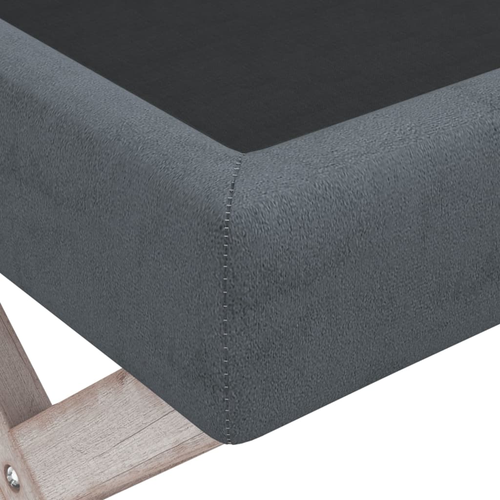 Tabure za pohranu tamnosivi 110 x 45 x 49 cm baršunasti