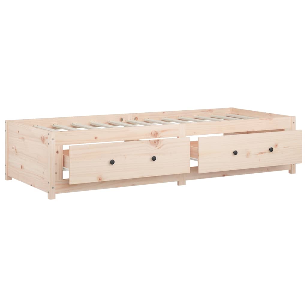 Dnevni krevet bez madraca 80 x 200 cm od masivne borovine
