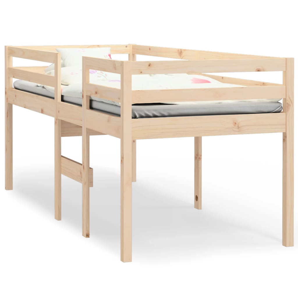 Visoki krevet 90 x 190 cm od masivne borovine