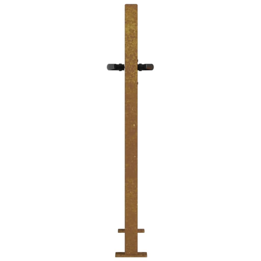 Vrtna vrata 100x75 cm Corten čelik