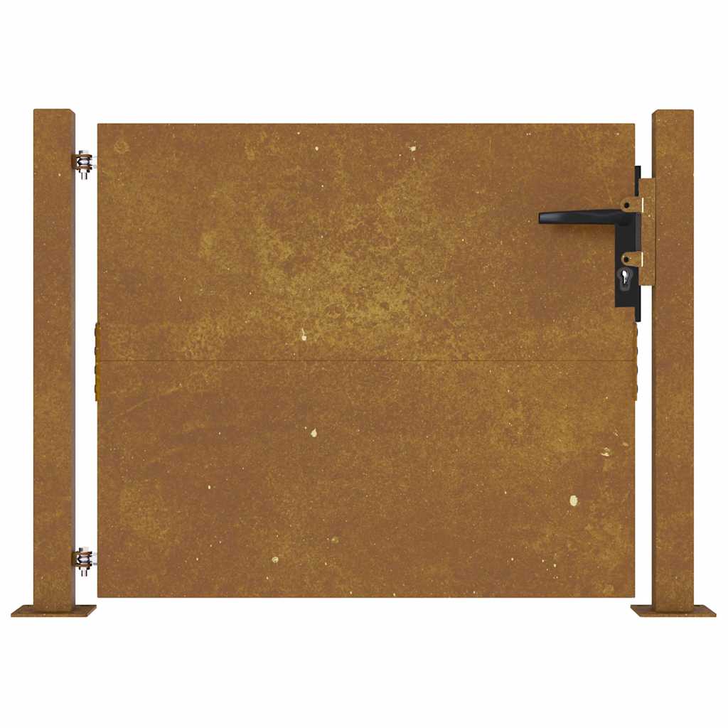 Vrtna vrata 100x75 cm Corten čelik