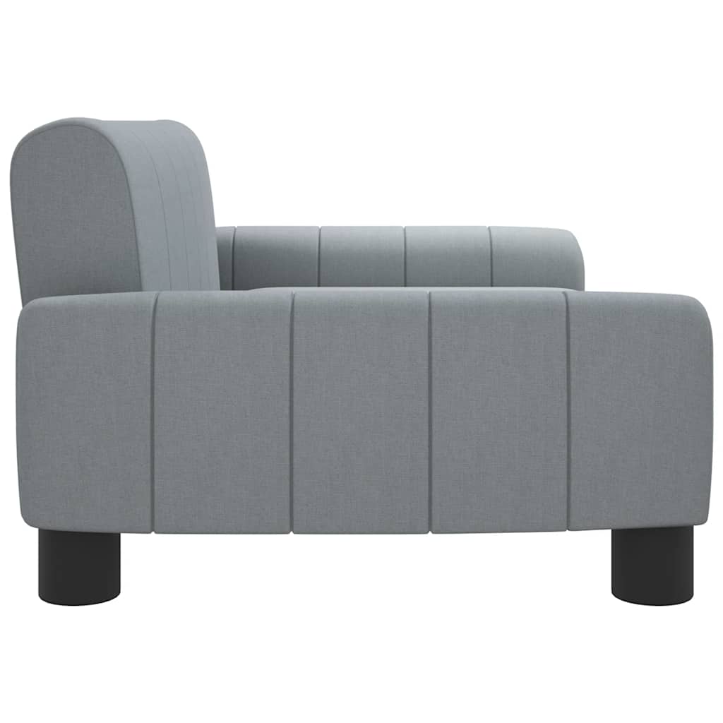 Krevet za pse svjetlosivi 70 x 45 x 30 cm od tkanine