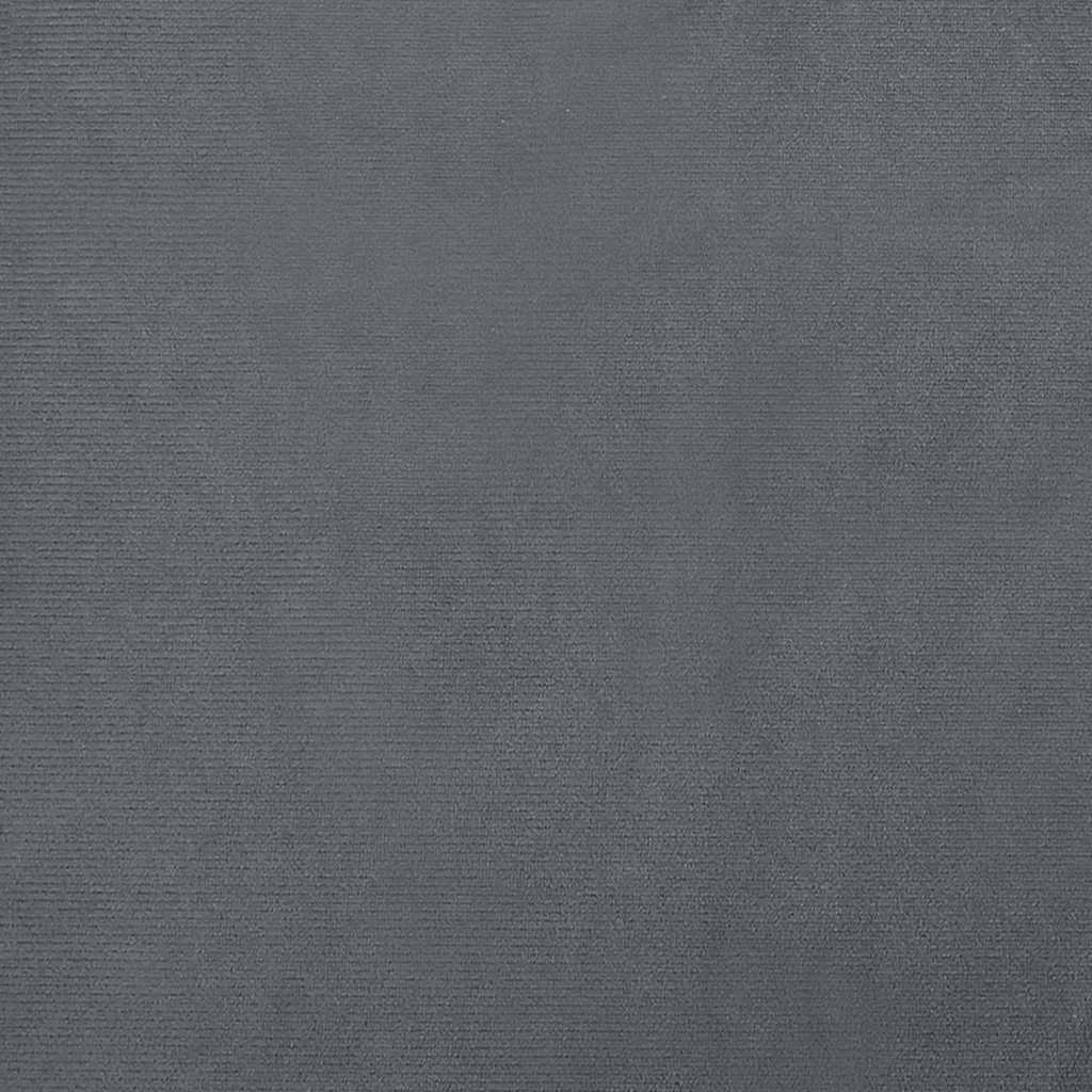 Krevet za pse tamnosivi 95 x 55 x 30 cm baršunasti