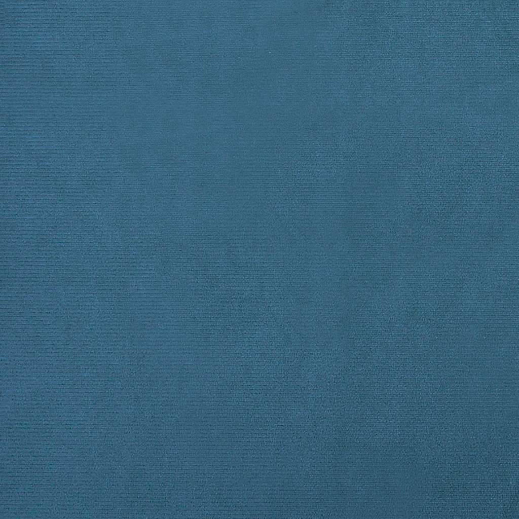 Krevet za pse plavi 50x40x26,5 cm baršunasti