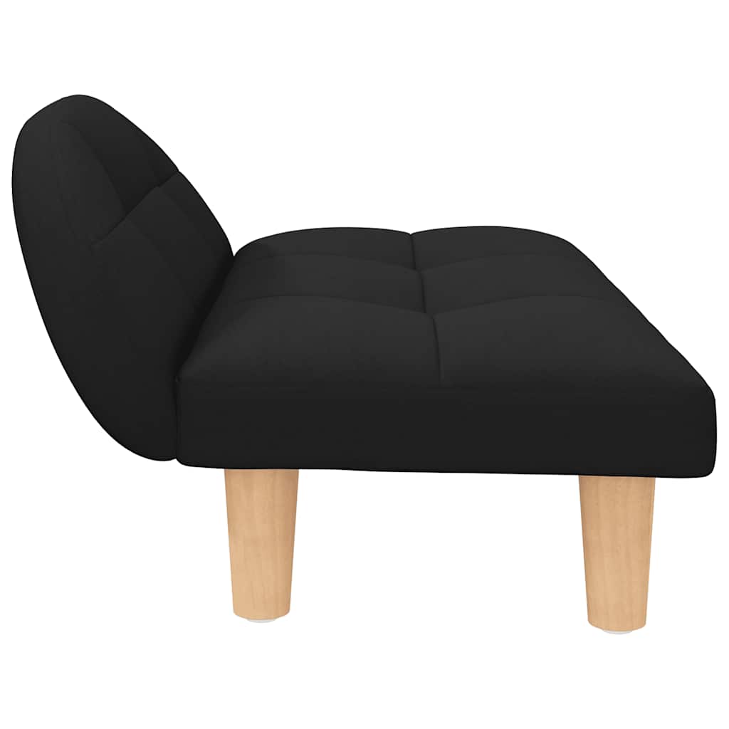 Krevet za pse crni 70x52x30 cm od tkanine