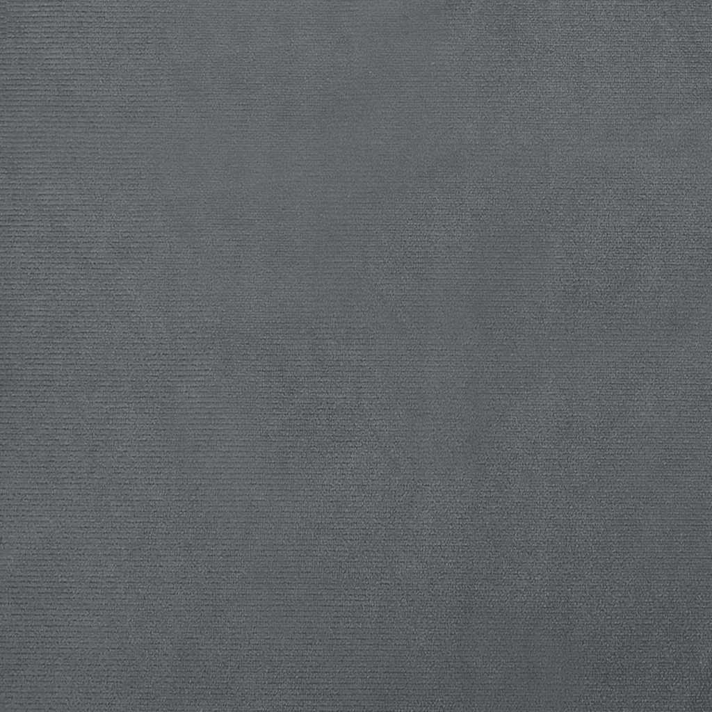Krevet za pse tamnosivi 70x40x24 cm baršunasti
