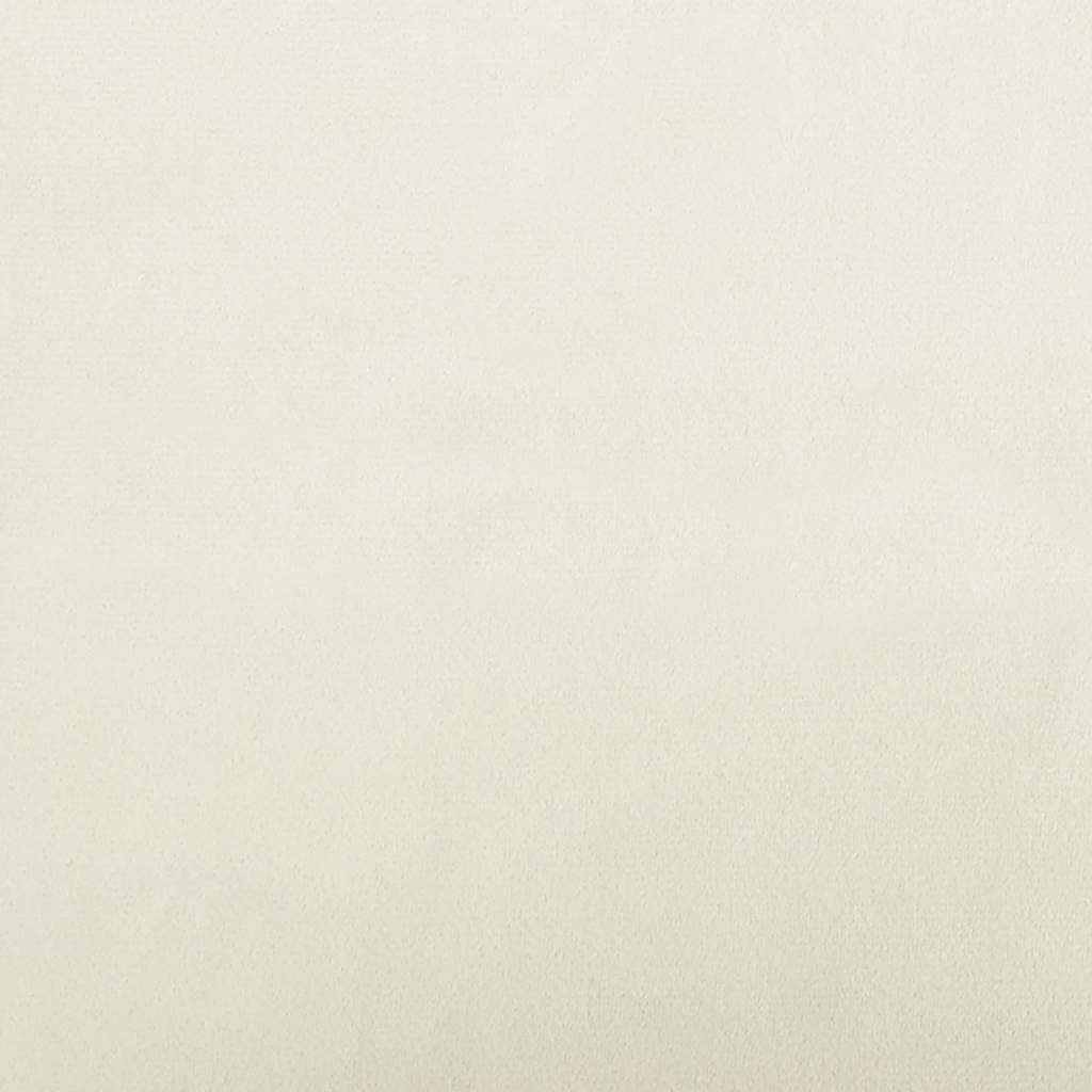 Krevet za pse krem 70 x 45 x 33 cm baršunasti