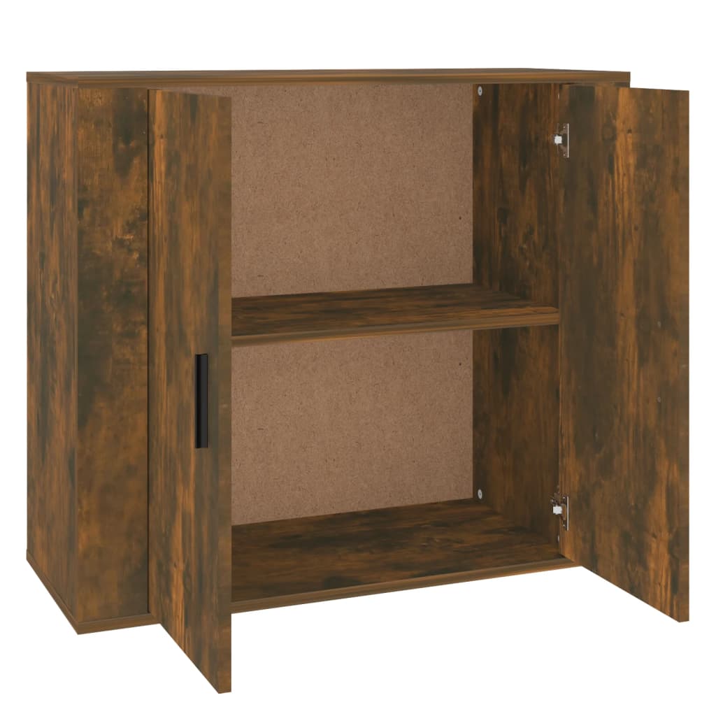 Komoda boja dimljenog hrasta 80x33x70 cm od konstruiranog drva