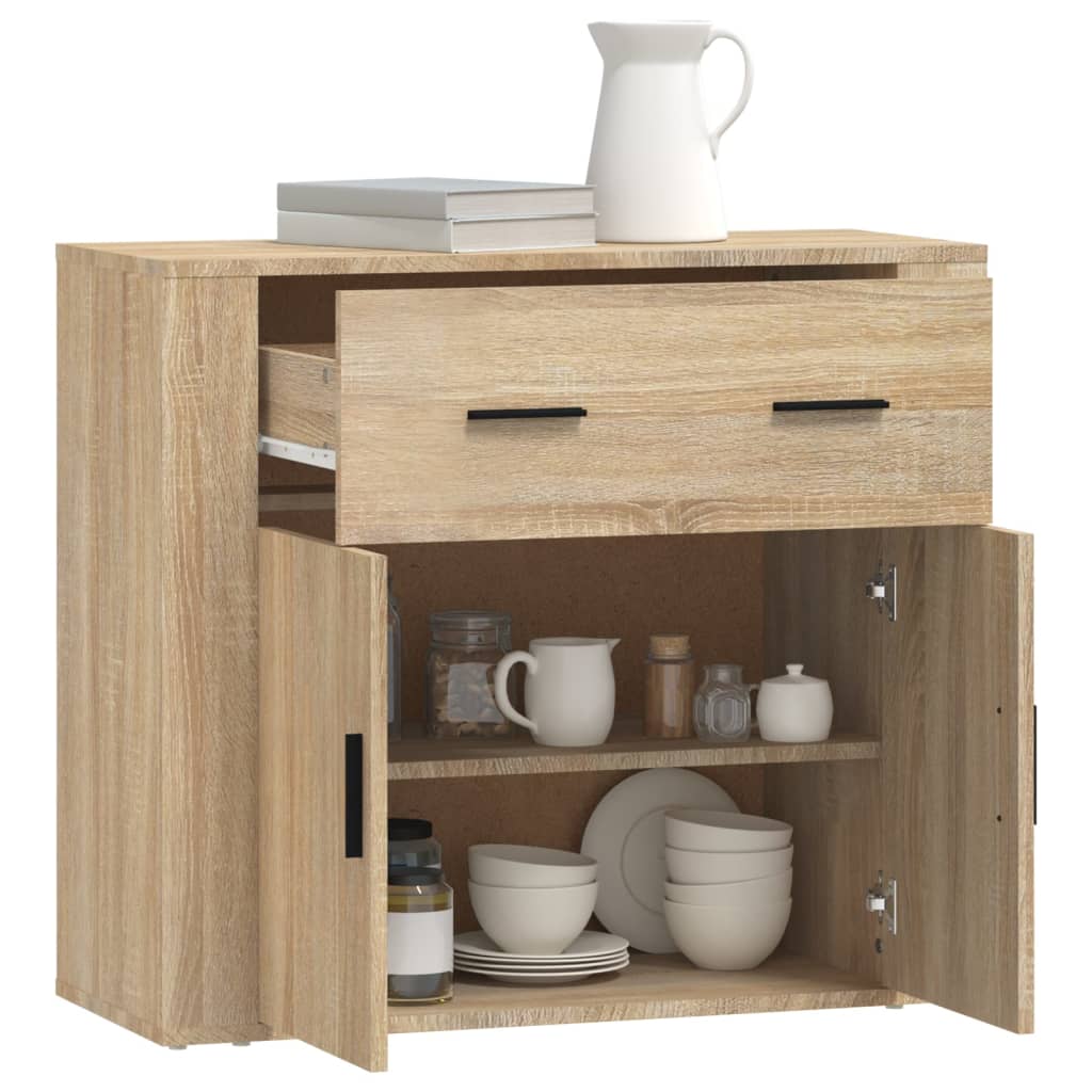 Komoda boja hrasta sonome 80 x 33 x 70 cm od konstruiranog drva