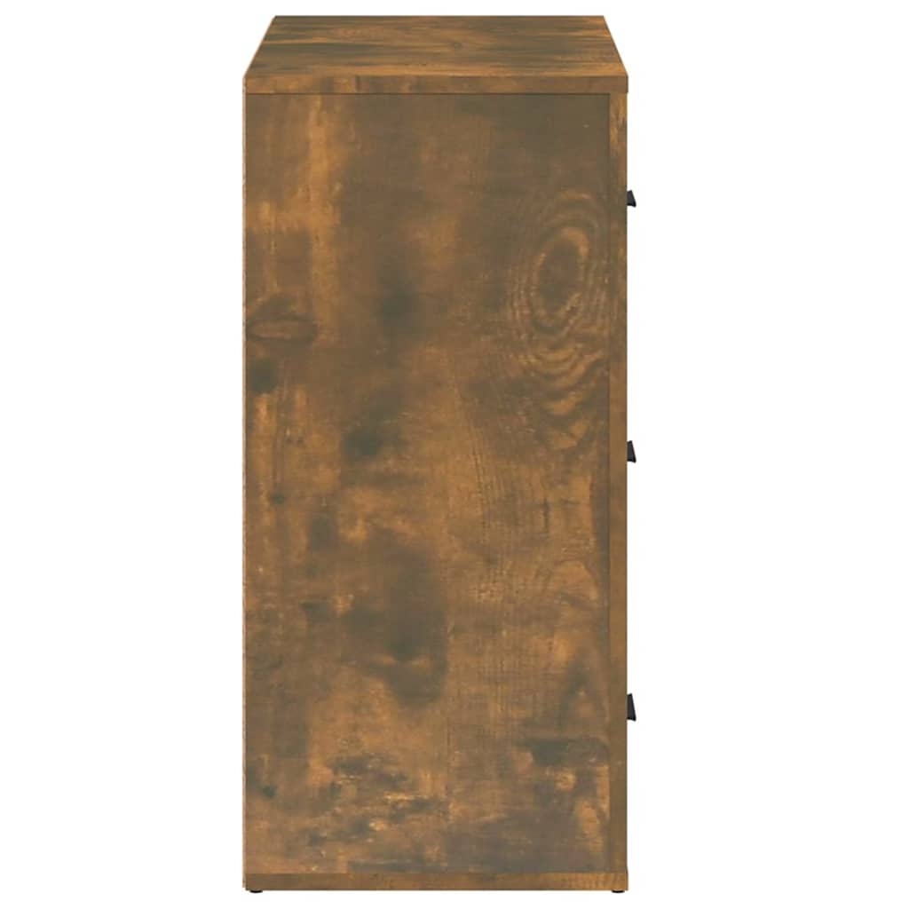 Komoda boja dimljenog hrasta 80x33x70 cm od konstruiranog drva