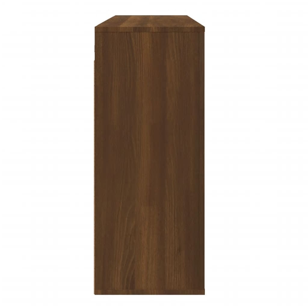 Zidni ormarić boja smeđeg hrasta 80x33x80 cm konstruirano drvo