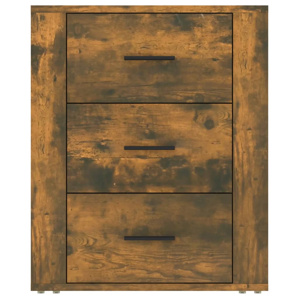 Noćni ormarić dimljenog hrasta 50x36x60cm od konstruiranog drva
