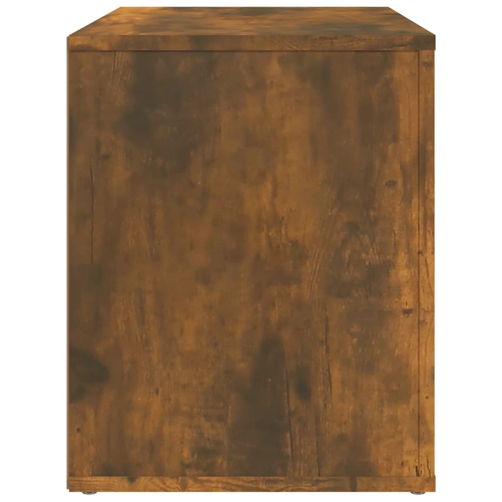 Noćni ormarić dimljeni hrast 60x36x45 cm konstruirano drvo
