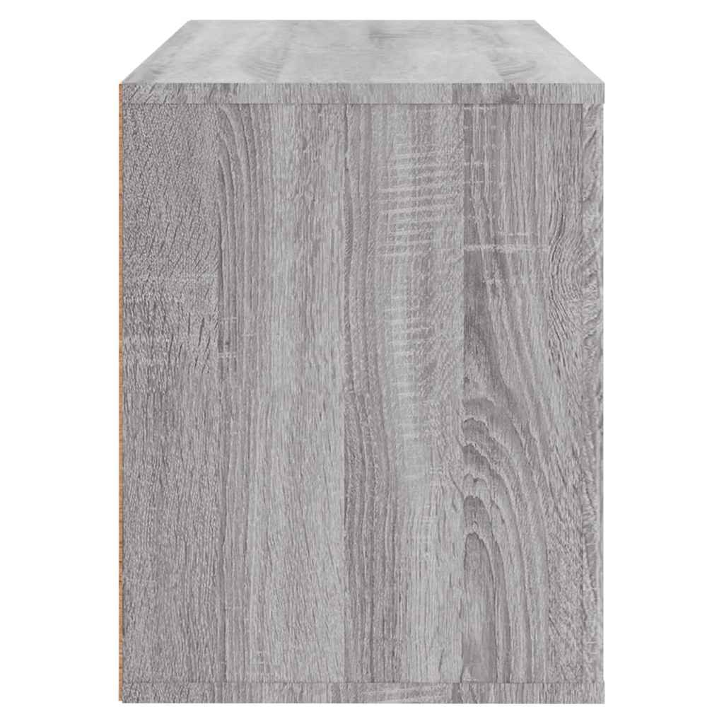 Ormarić za cipele sivi hrast 80x35x45 cm konstruirano drvo