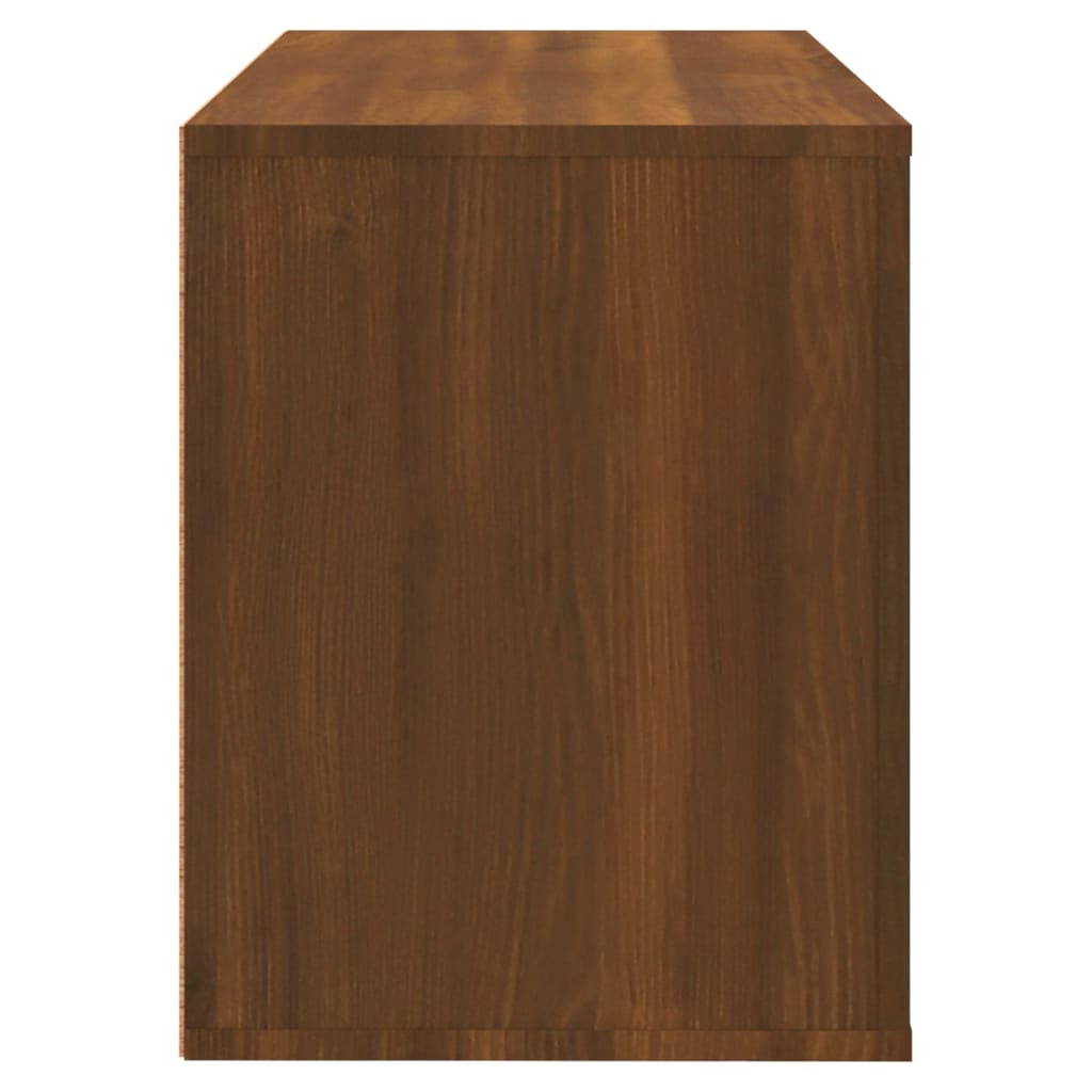 Ormarić za cipele smeđi hrast 80x35x45 cm konstruirano drvo