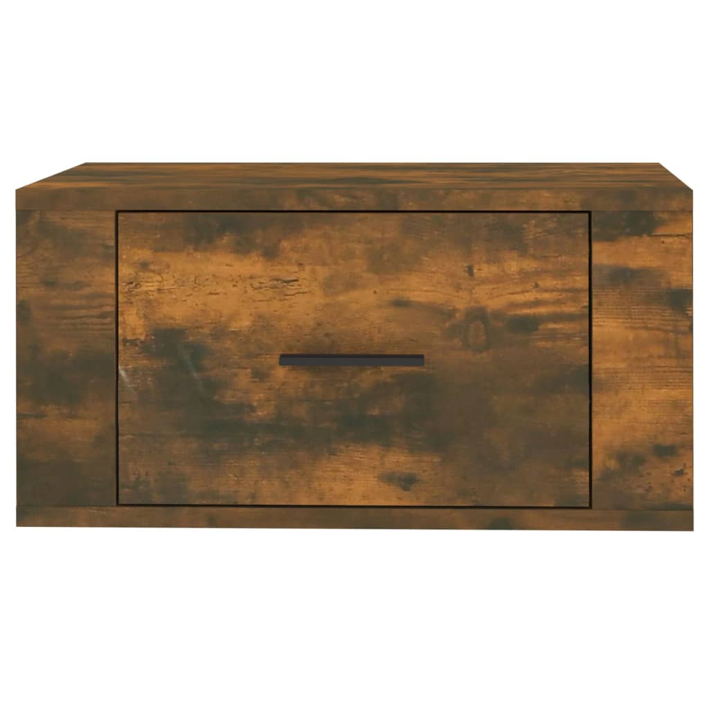 Zidni noćni ormarići 2 kom dimljenog hrasta 50x36x25 cm