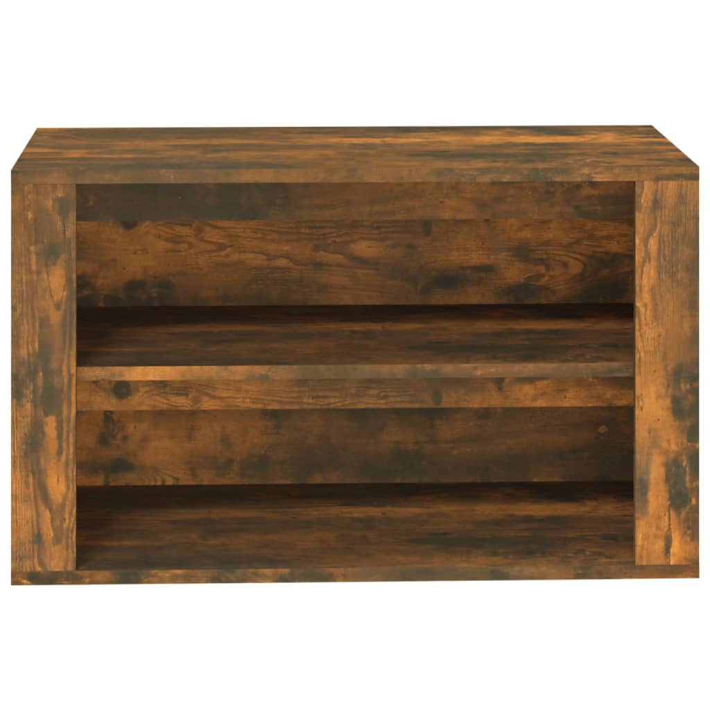 Stalak za cipele boja hrasta 75x35x45 cm konstruirano drvo