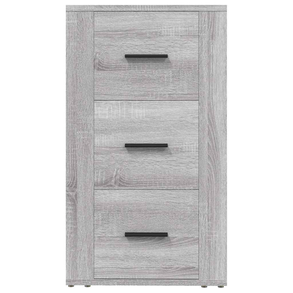 Komoda boja sivog hrasta 40 x 33 x 70 cm od konstruiranog drva