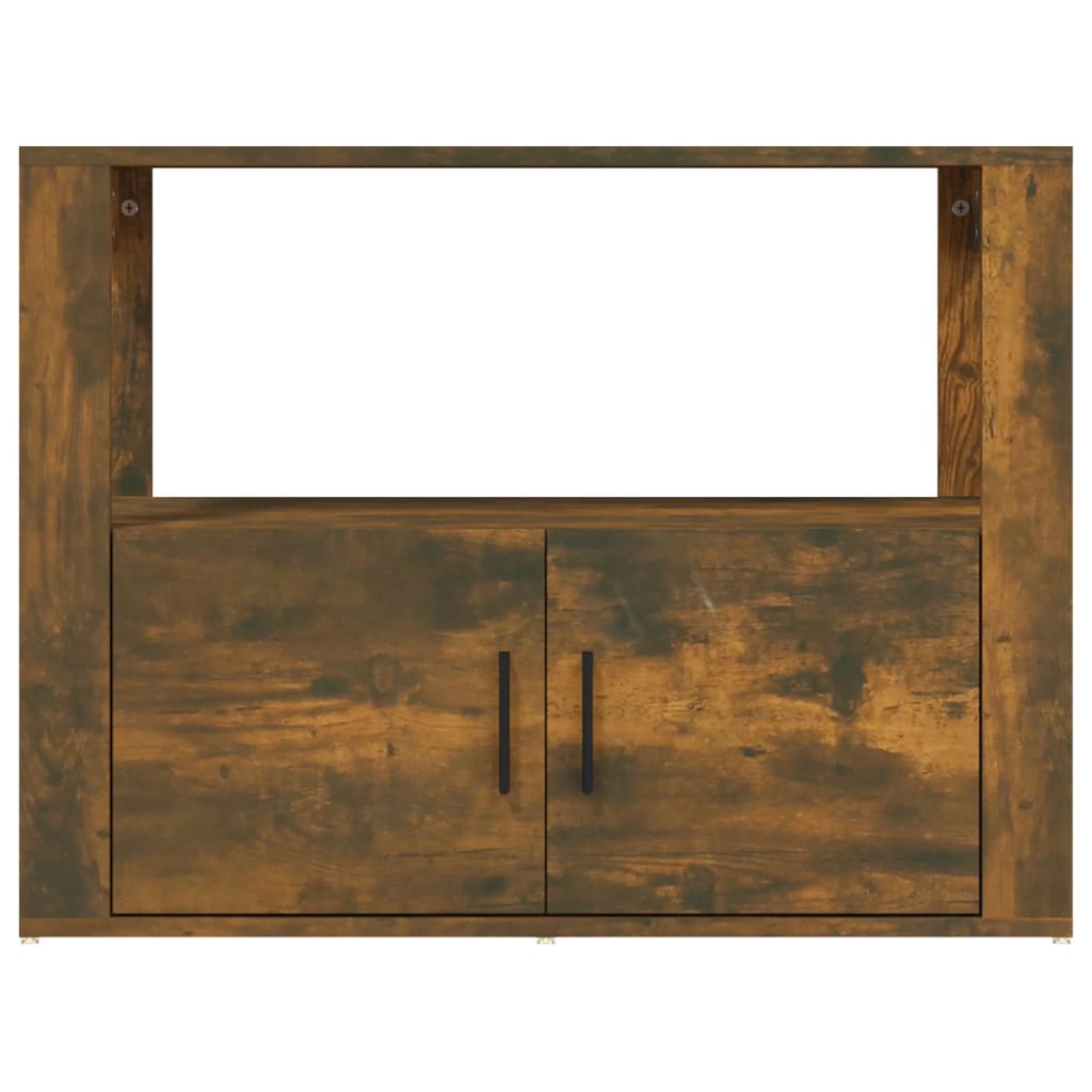 Komoda boja dimljenog hrasta 80x30x60 cm od konstruiranog drva