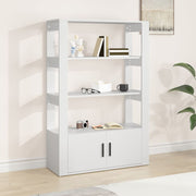 Komoda bijela 80 x 30 x 119,5 od konstruiranog drva