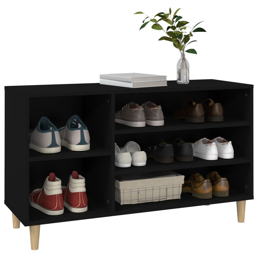 Ormarić za cipele crni 102 x 36 x 60 cm od konstruiranog drva