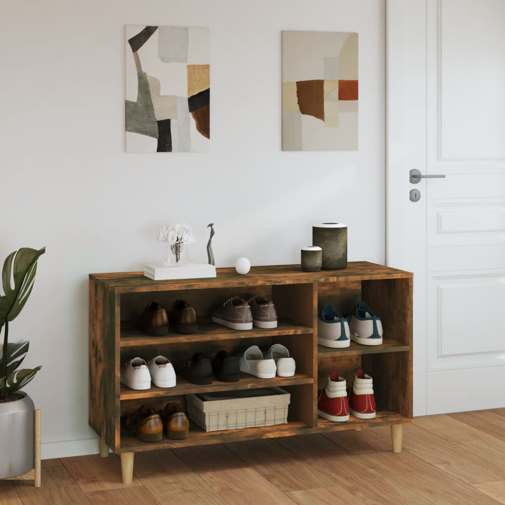 Ormarić za cipele boja hrasta 102x36x60 cm konstruirano drvo