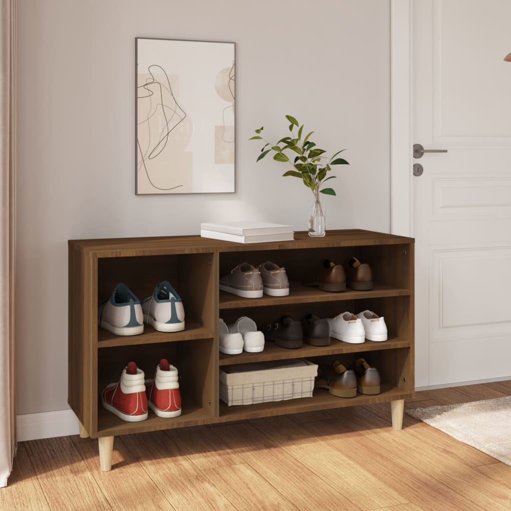 Ormarić za cipele boja hrasta 102x36x60 cm konstruirano drvo