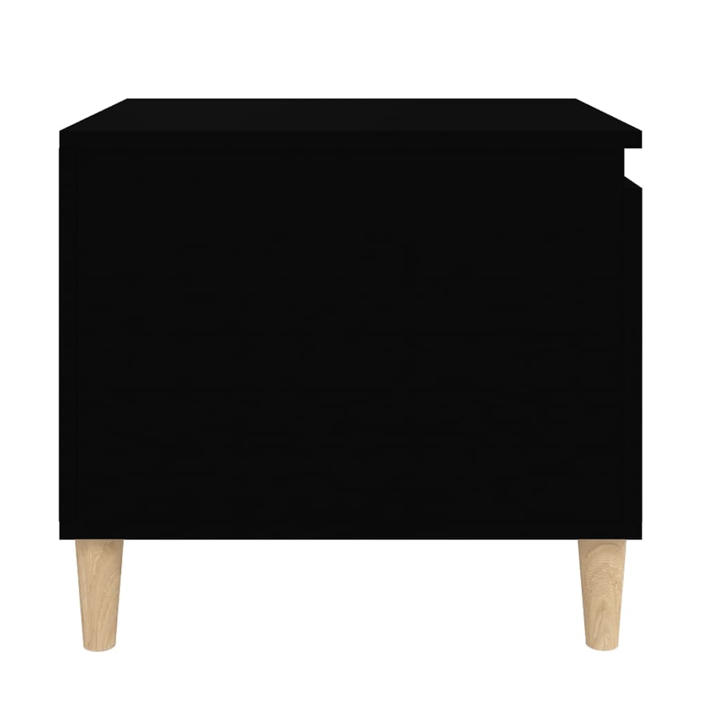 Stolić za kavu crni 100 x 50 x 45 cm od konstruiranog drva