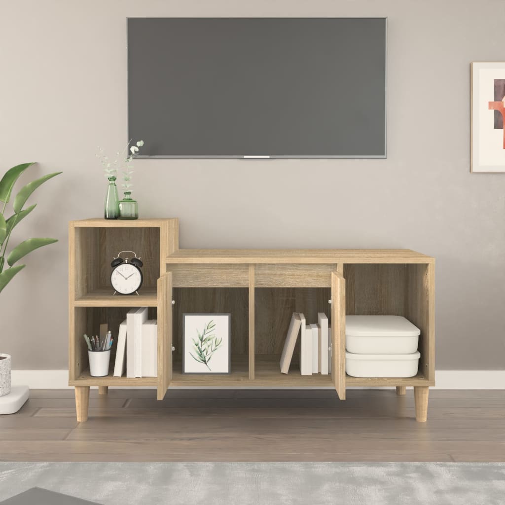 TV ormarić boja hrasta sonome 100x35x55 cm konstruirano drvo