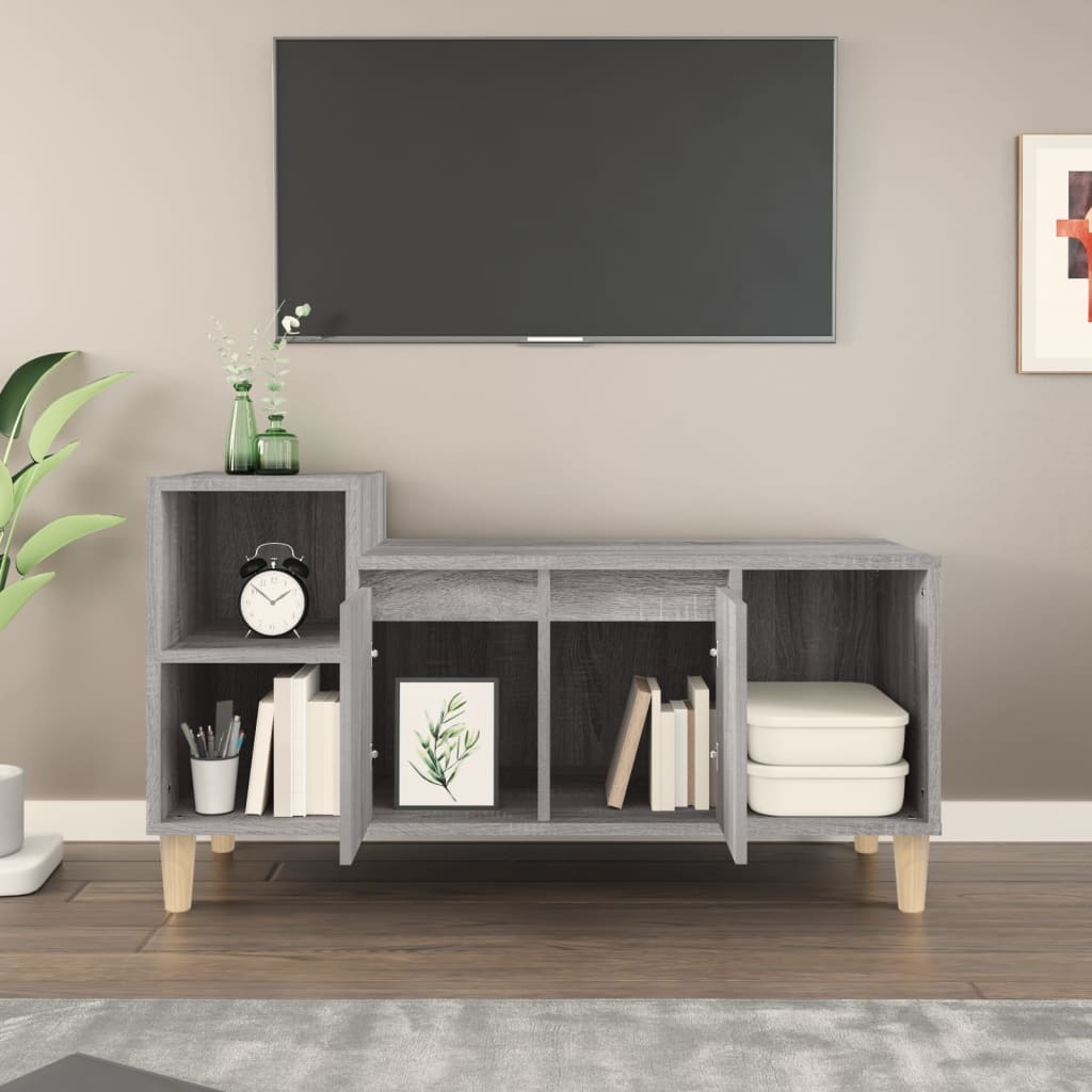 TV ormarić boja hrasta sonome 100x35x55 cm konstruirano drvo