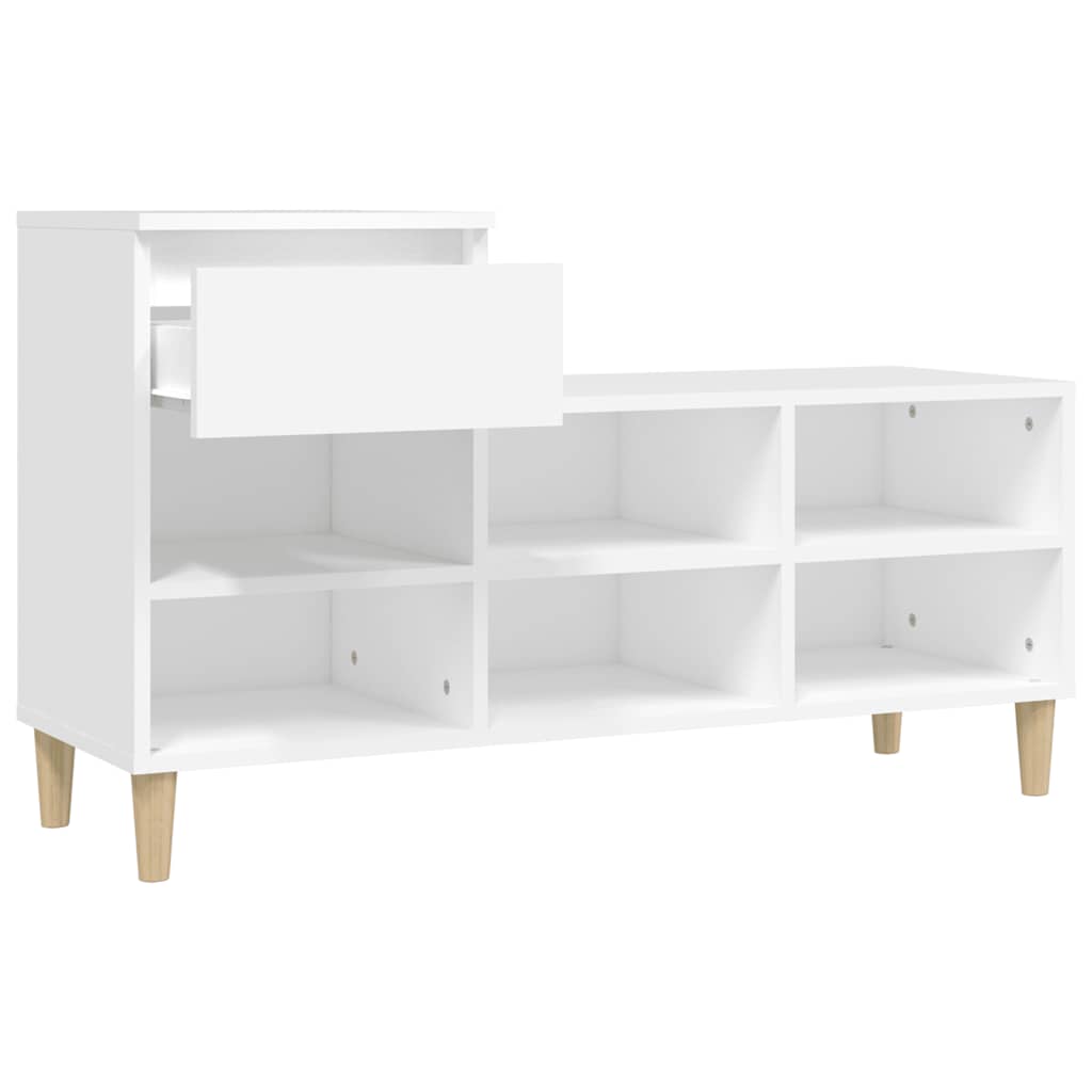 Ormarić za cipele bijeli 102 x 36 x 60 cm od konstruiranog drva