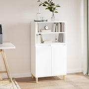 Visoka komoda bijela 60x36x110 cm od konstruiranog drva