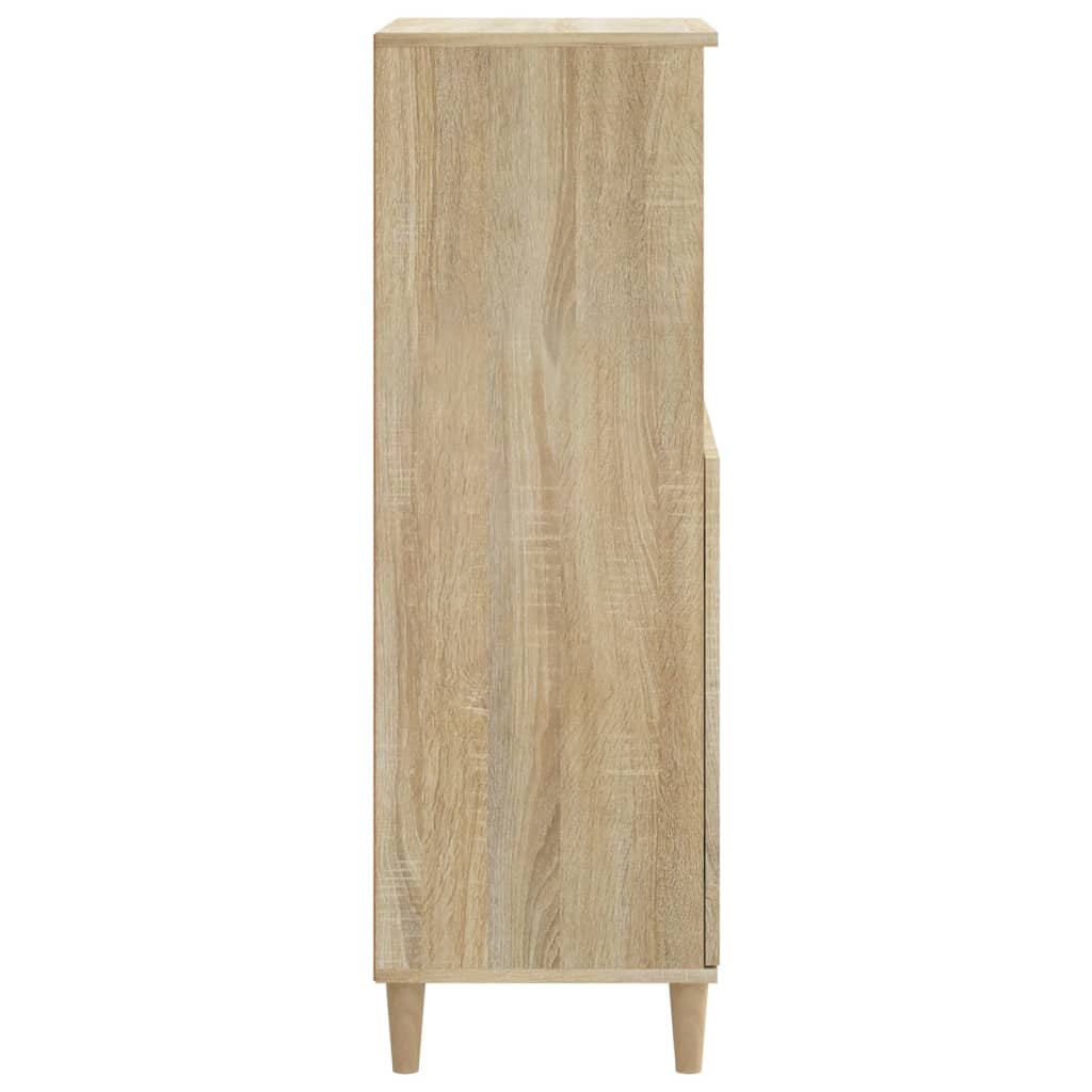 Visoka komoda hrasta sonome 60x36x110 cm od konstruiranog drva