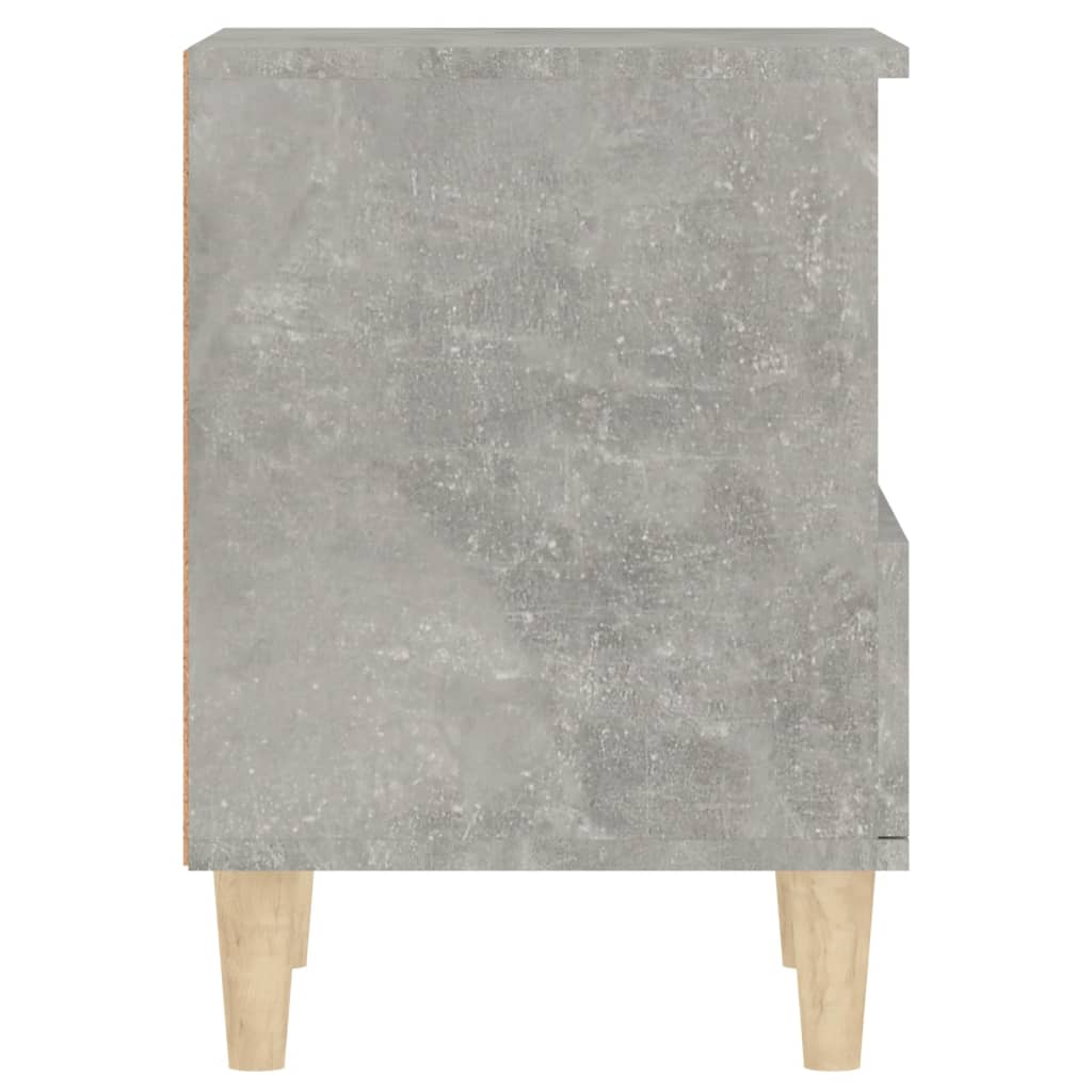 Noćni ormarići 2 kom siva boja betona 40x35x50 cm