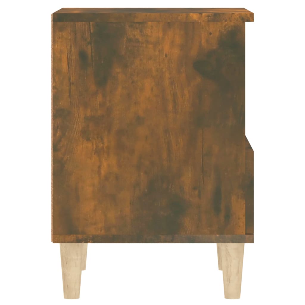 Noćni ormarići 2 kom boja dimljenog hrasta 40x35x50 cm