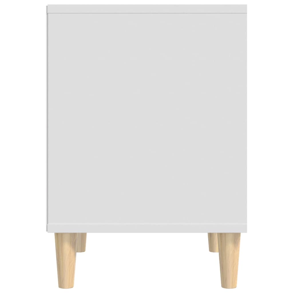 Noćni ormarić bijeli 40 x 35 x 50 cm od konstruiranog drva