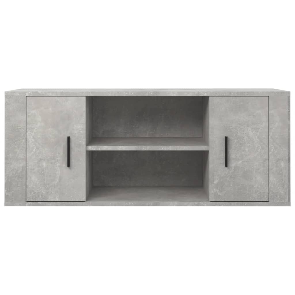 TV ormarić beton sivi 100 x 35 x 40 cm od konstruiranog drva