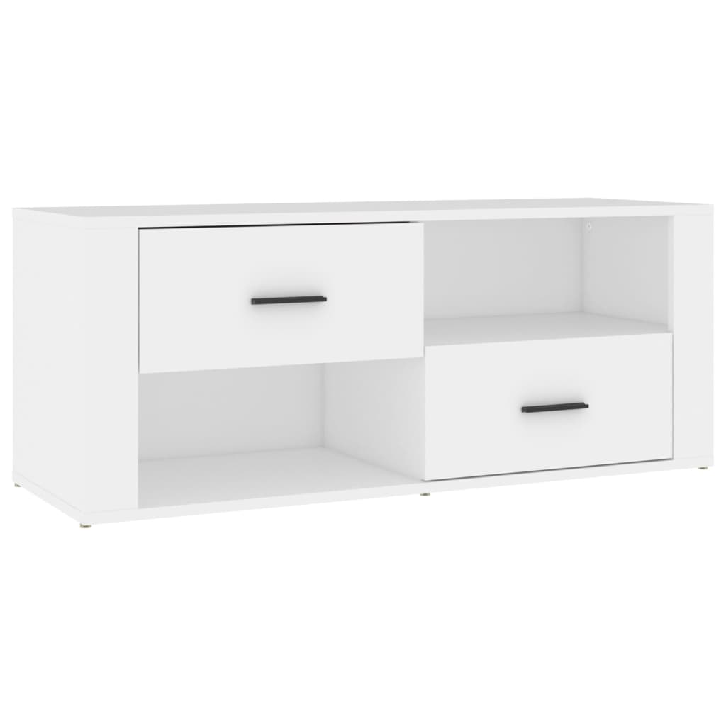 TV ormarić bijeli 100 x 35 x 40 cm od konstruiranog drva