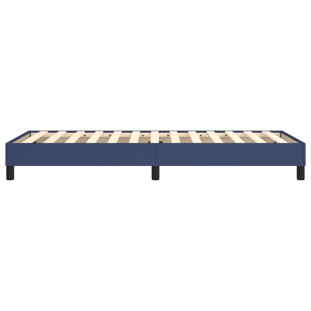 Okvir za krevet s oprugom plava 90x190cm od tkanine