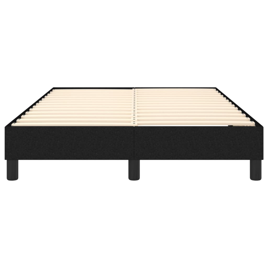 Okvir za krevet s oprugom crni 120 x 200 cm od tkanine