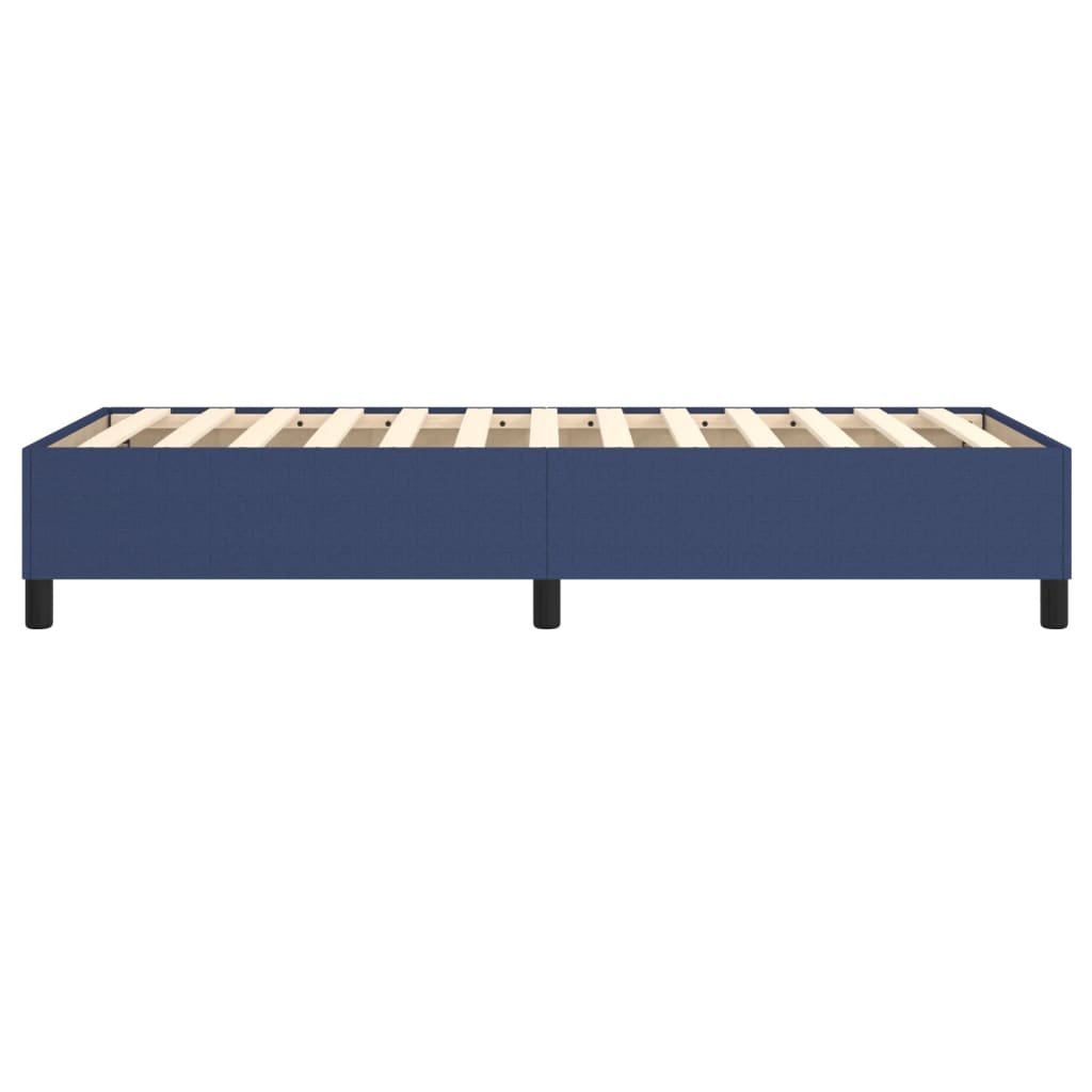 Okvir za krevet s oprugom plava 80x200cm od tkanine