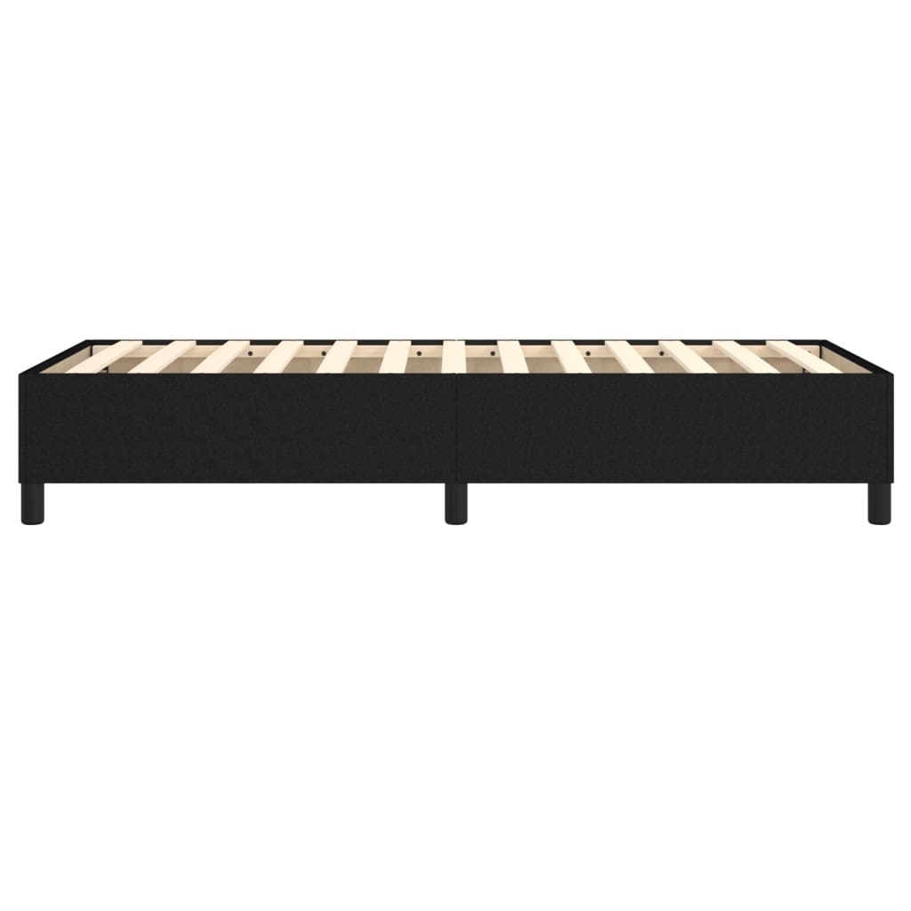 Okvir za krevet s oprugom crni 100x200 cm od tkanine