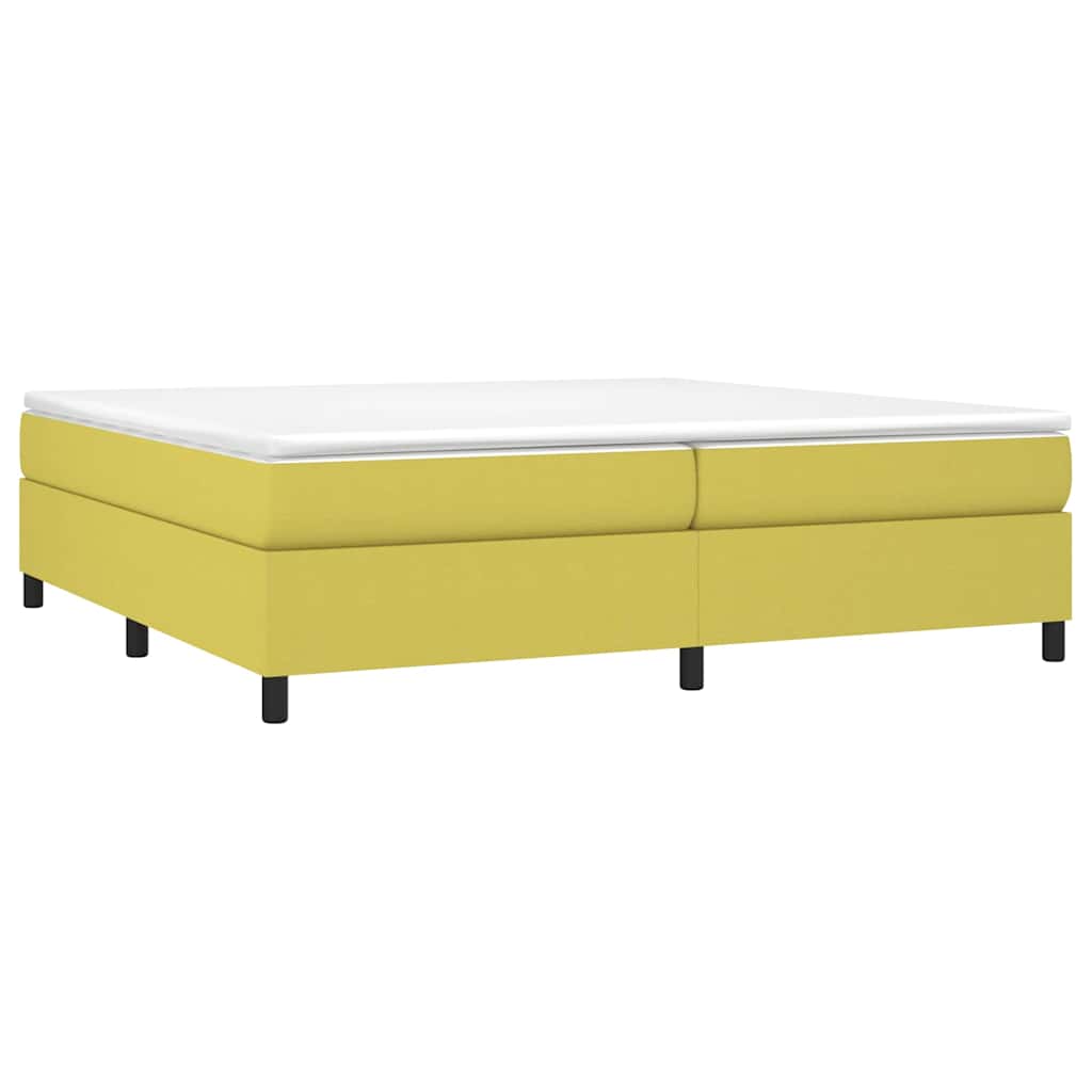 Okvir za krevet s oprugom zeleni 200x200 cm od tkanine